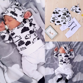 Conjunto de ropa de bebé niña pequeña, conjunto de manga larga, redondo,  para recién nacido, lindo (beige, 0-3 meses)