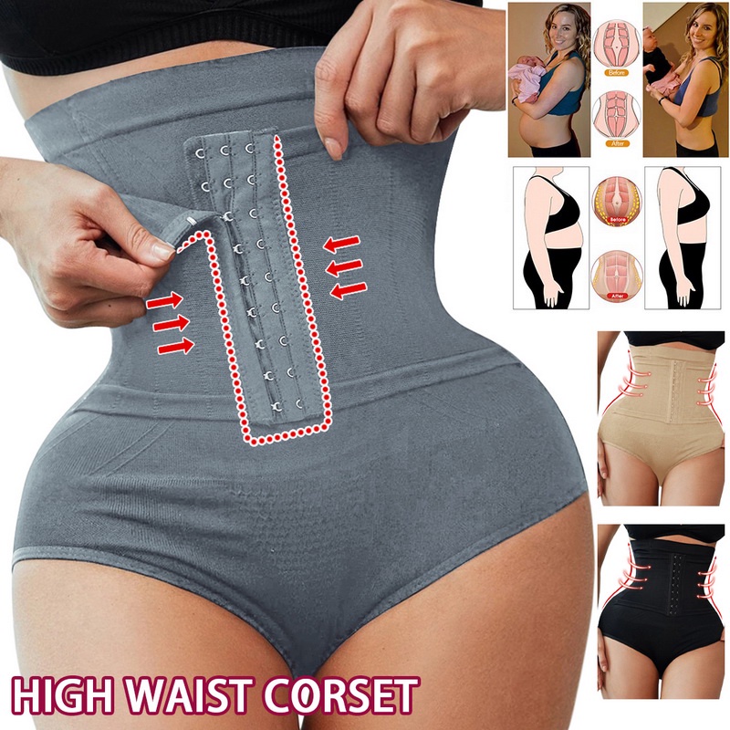 Ropa Interior Sin Costuras De Control De Abdomen De La Cintura Alta Para  Mujeres Postparto, Calzones Reductores Levantacola, Pantalones Cortos  Moldeadores, Mode de Mujer