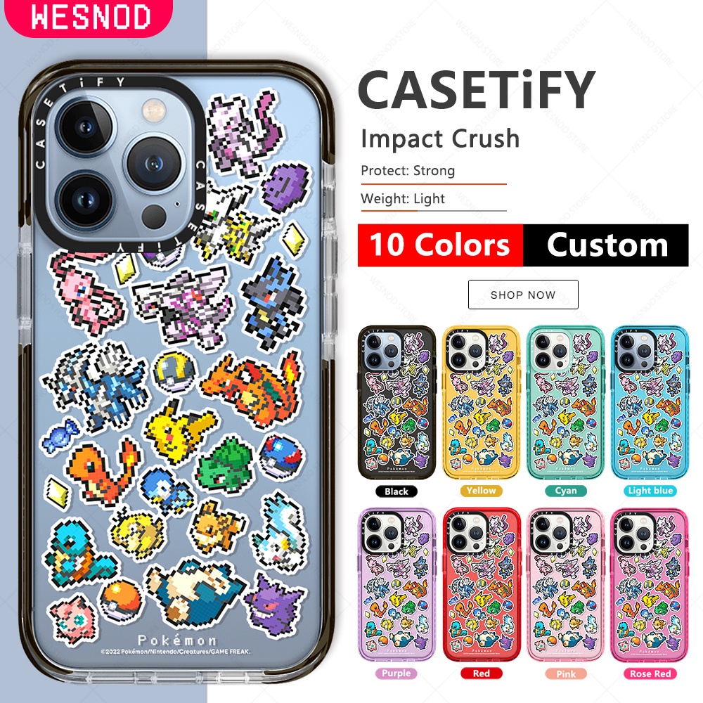 Pixel high quality Pokémon Sticker Mania Case iPhone 12 Pro Max