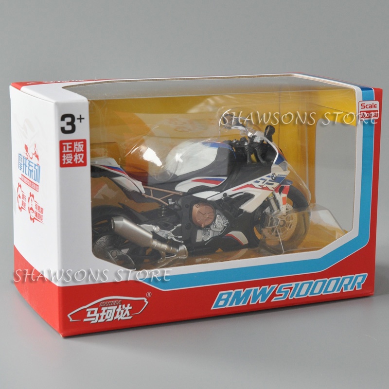 12 Escala Diecast Modelo De Motocicleta Juguetes BMW S1000RR