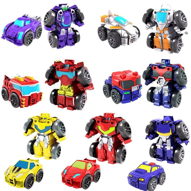 Coche De Juguete Transformers Para Ninos Bumblebee Optimus Prime Robot De