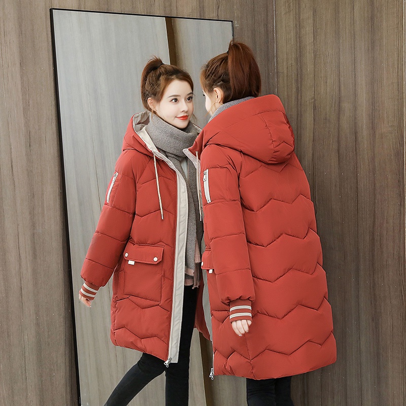 Chamarra De Invierno Para Mujer Abrigo Parka Calido De Algodon De Alta Calidad Engrosada 3XL