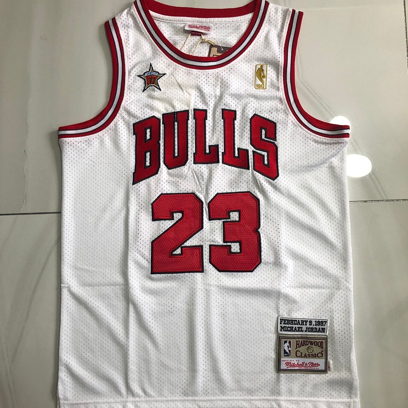 Camiseta de los Chicago Bulls Michael Jordan Hardwood Classics de Michael  Jordan para Joven