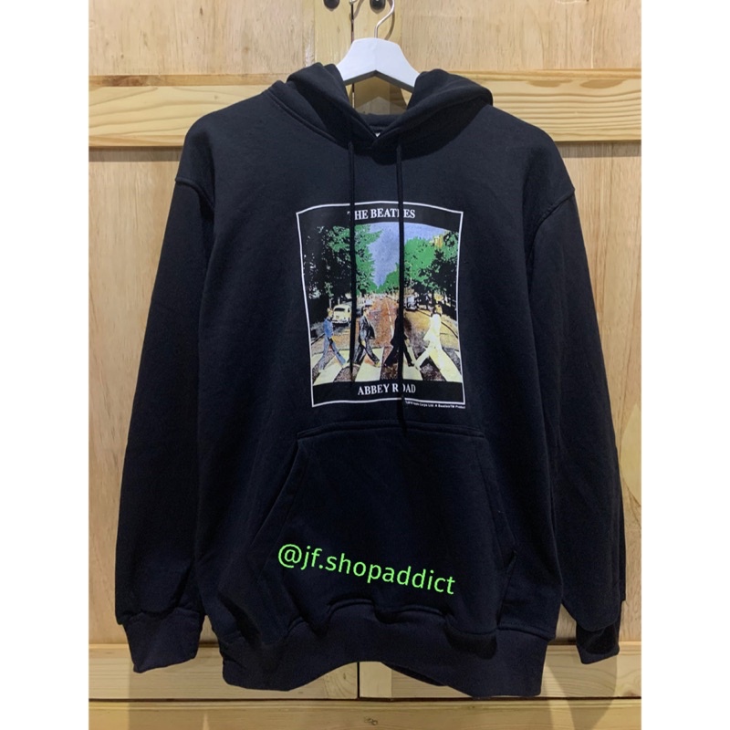 Hoodie h&m the beatles black hotsell