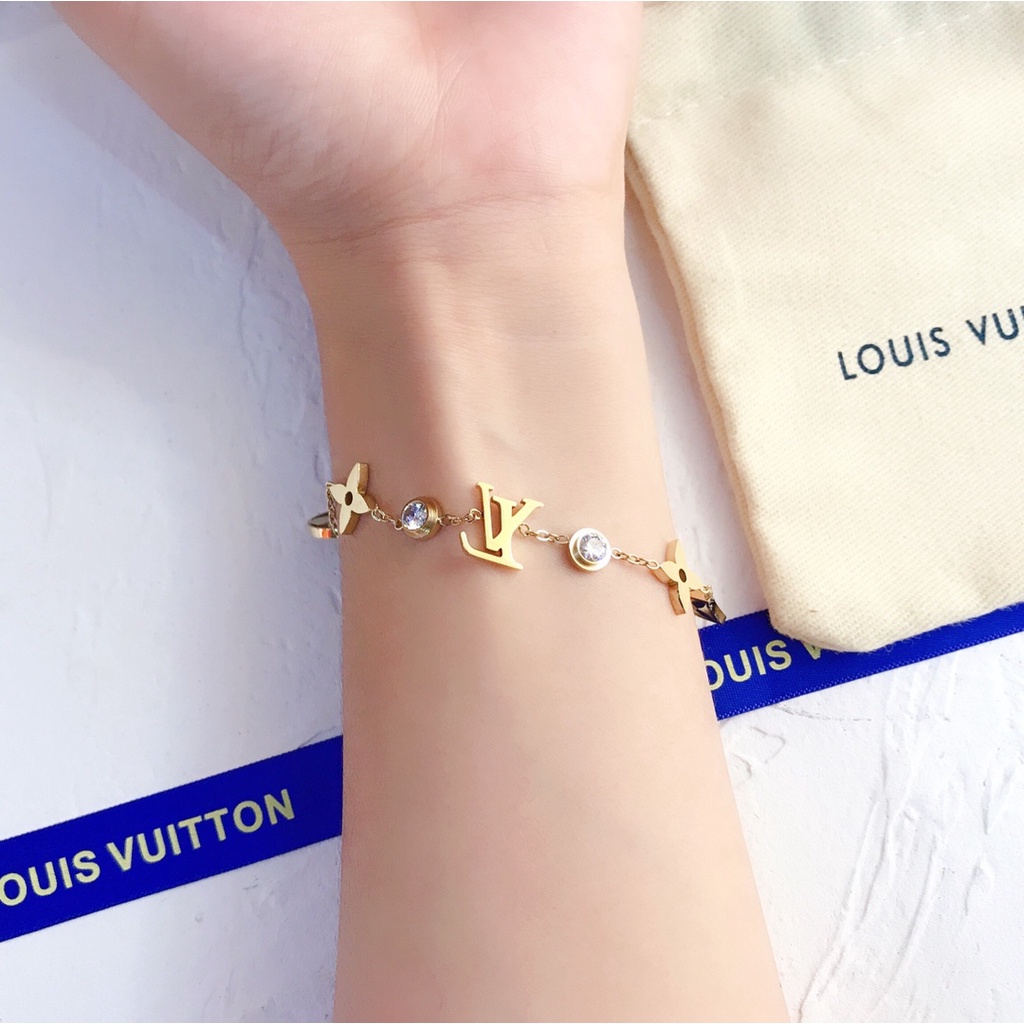 LV Louis Vuitton Brazalete Bracelete Joyería Delicada Regalo De Lujo Hombre  Mujer S005 0ST7