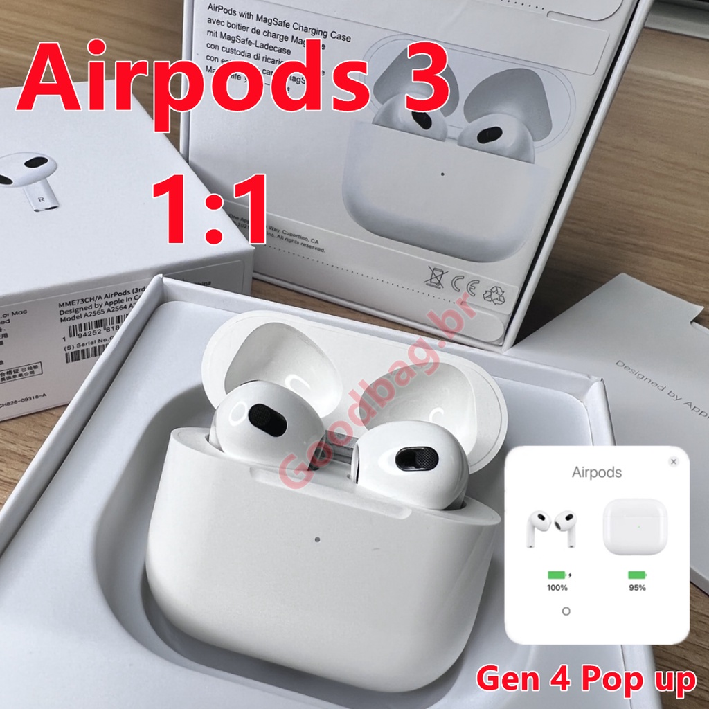 NUEVOS AIRPODS (TERCERA GENERACION) CALIDAD OEM CON ESTUCHE DE