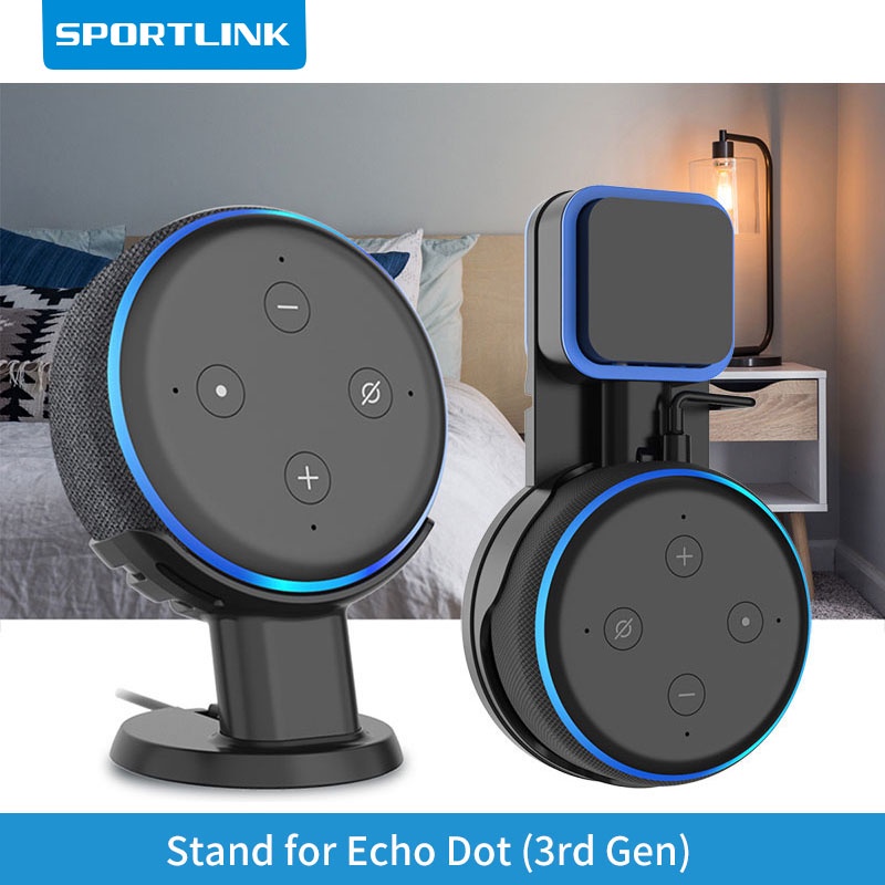  Echo Dot - Soporte para pared (3ª generación), diseño de puntos  : Electrónica