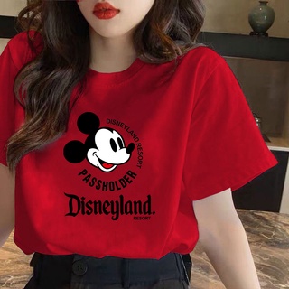 Camiseta de niña, manga corta roja de Minnie Mouse ©DISNEY