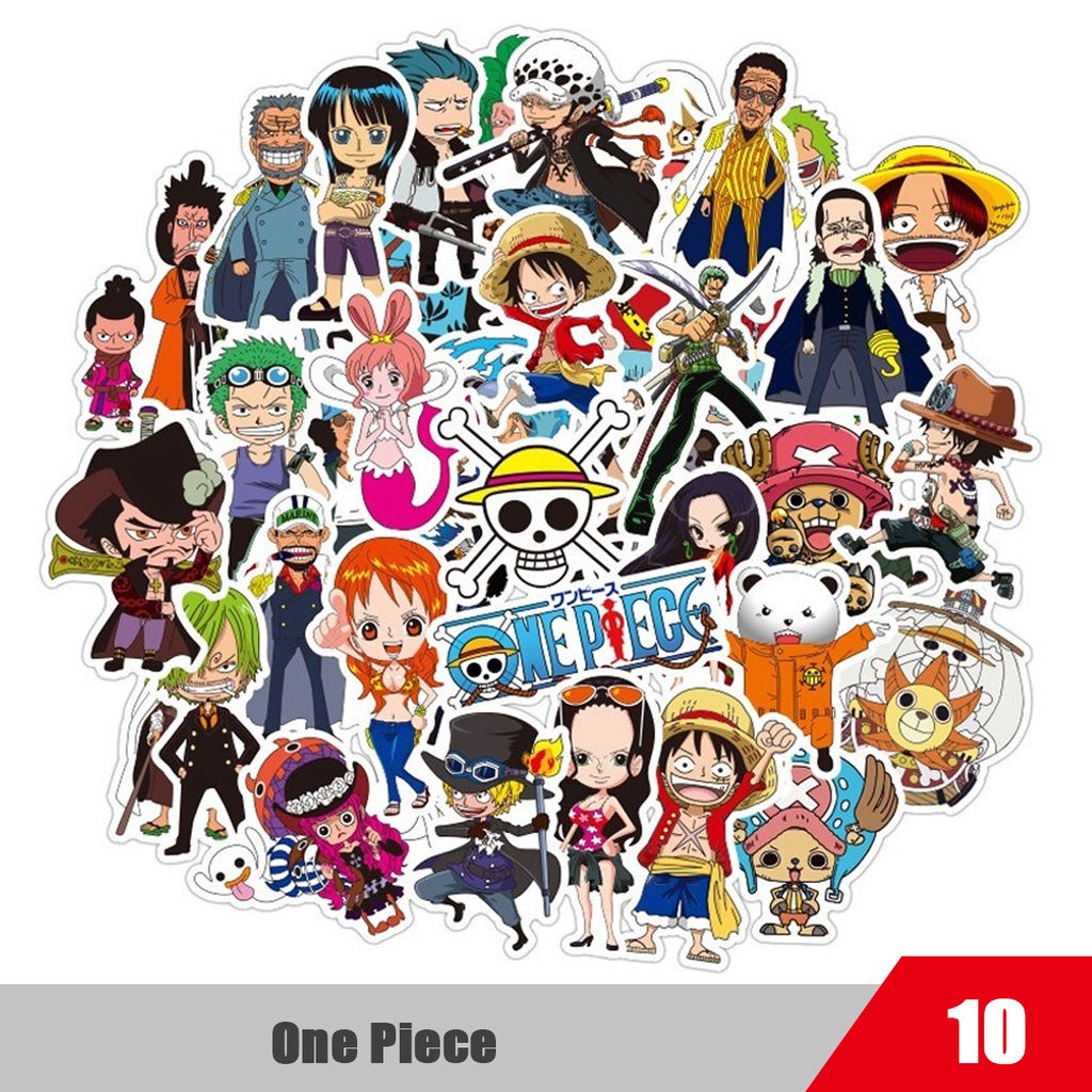 106 pegatinas de One Piece, juego de pegatinas de anime, impermeables, pack  de pegatinas de anime, para niños y adolescentes, de vinilo, para coche,  para portátil, monopatín, moto, equipaje, graffiti : 