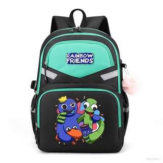 Niños Niños Niñas Roblox Rainbow Friends Imprimir Mochila Gran