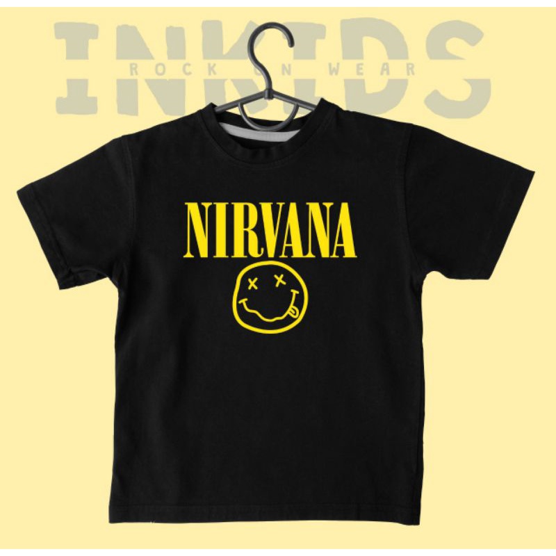 Camiseta De Banda Para Ninos Camiseta Nirvana Camiseta Para Ninos De 12 3 4 5 6 Anos