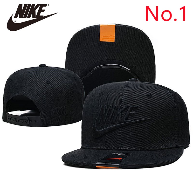 20 Estilo Nike Gorra Hombres Y Mujeres Hip hop Ajustable Ala Plana De Deportes Al Aire Libre Sombrero Elastico