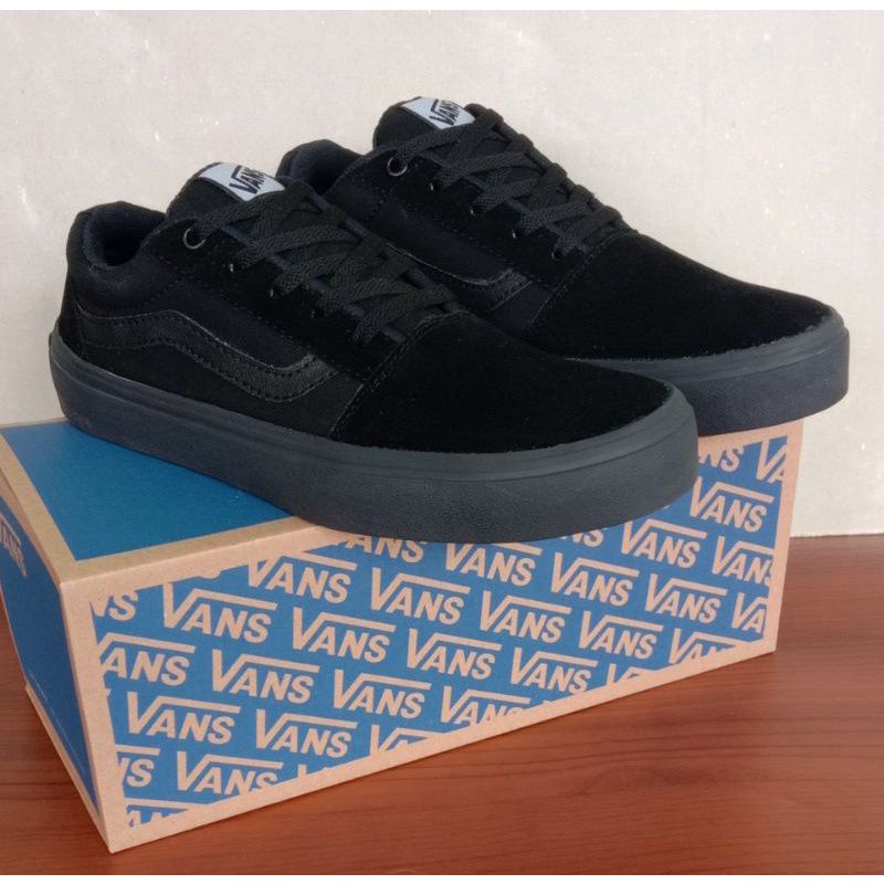 Vans negros de mujer hot sale