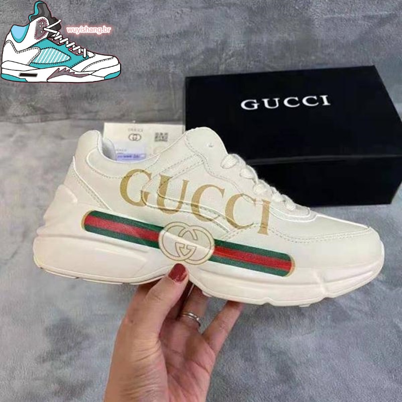 Hr GUCci Zapatos De Tenis De Las Mujeres Corte Bajo Zapatillas De