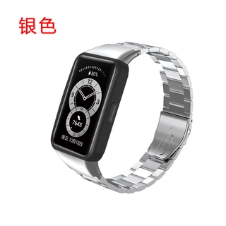 Correas de acero inoxidable para Huawei Band 6/honor band 6 correa de reloj  de repuesto para Huawei Watch Fit pulsera de Metal