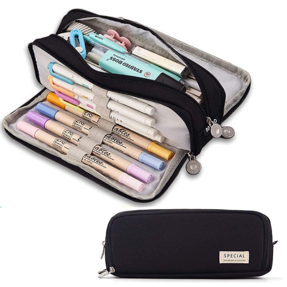 HMCEY Estuches Escolares De Tela,Estuche Para Lápices,Pen