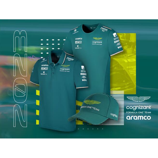 Camisa Tipo Polo 2023 F1 Aston Martin Fernando Alonso 14