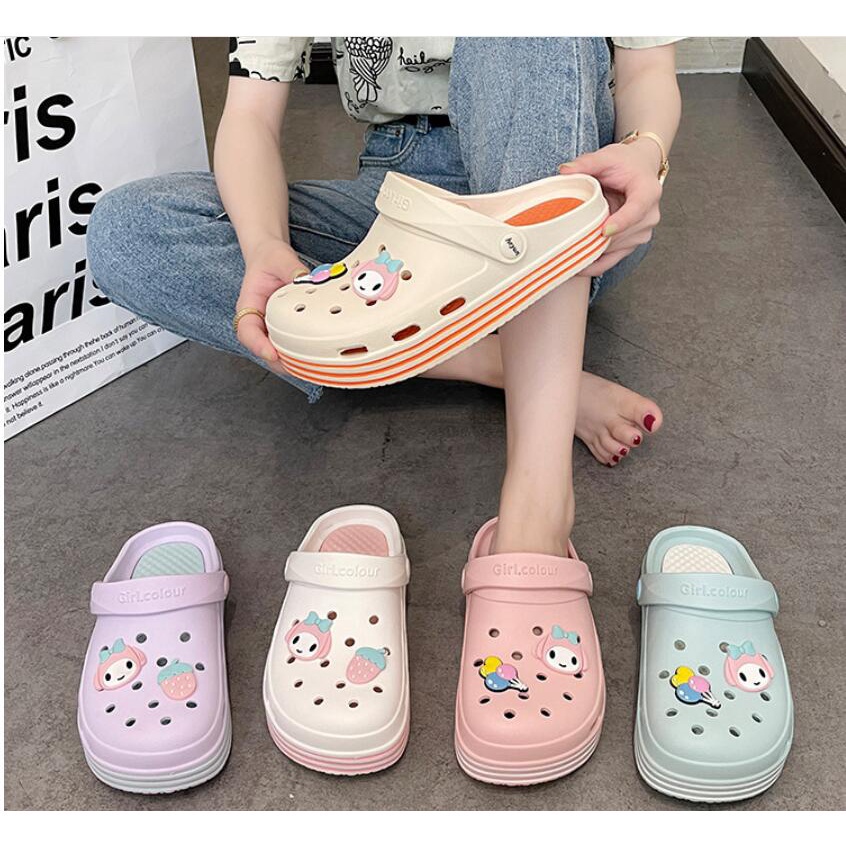 Zapatillas tipo best sale crocs mujer