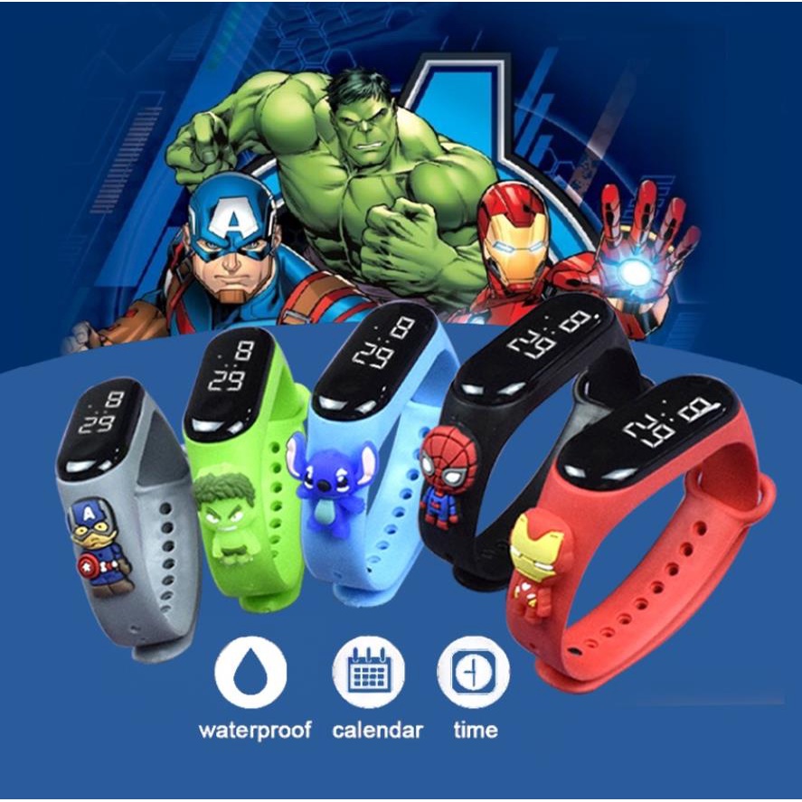 Reloj best sale niño superheroes