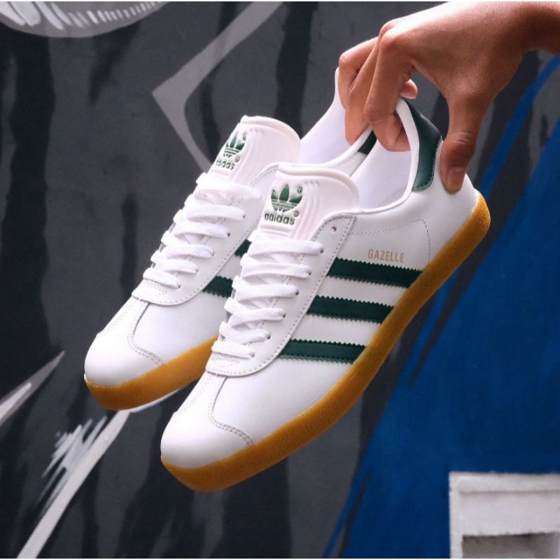 Chelín Escribir Arruinado Adidas GAZELLE goma verde blanca hecha en INDONESIA | Shopee México