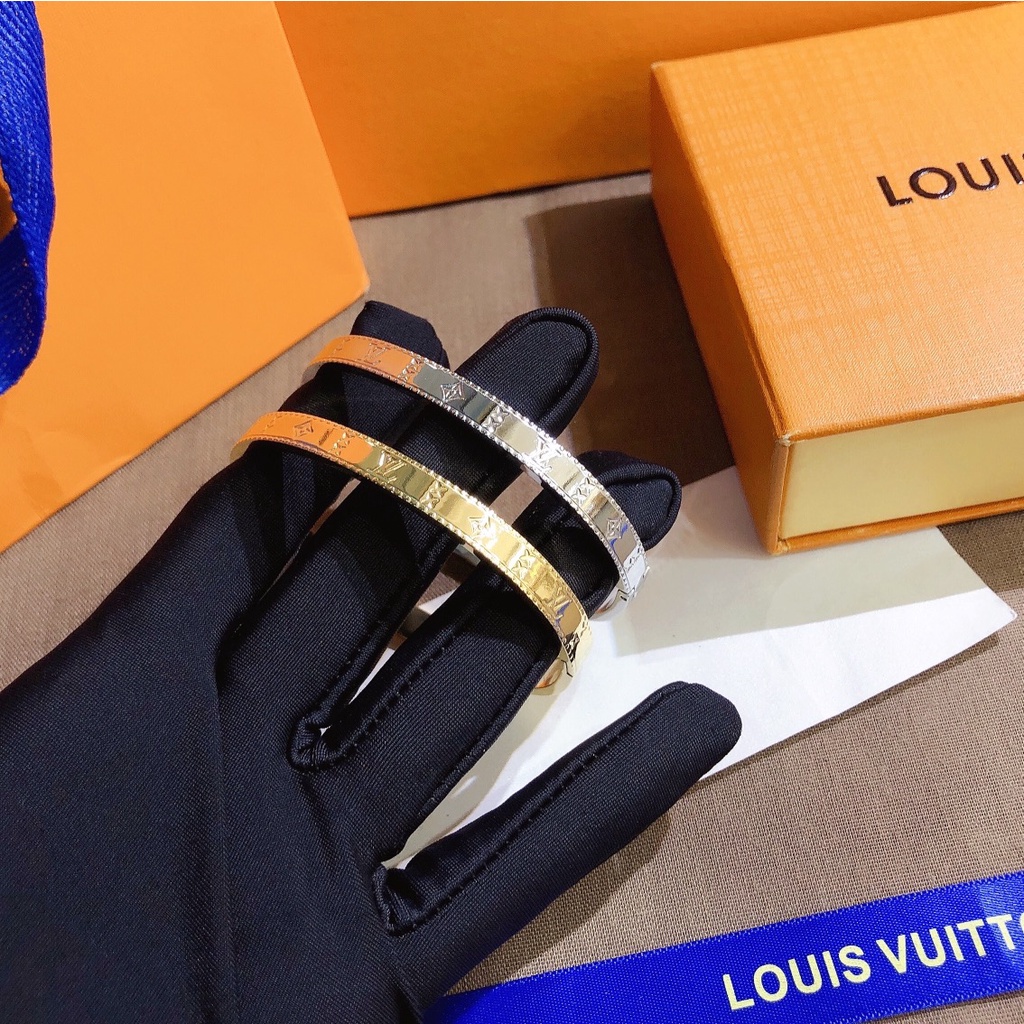 LV Louis Vuitton Pulsera Delicada Joyería Regalo De Lujo Hombre Mujer S208  OKHC