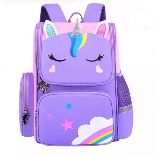 Mochila escolar cheap unicornio niña