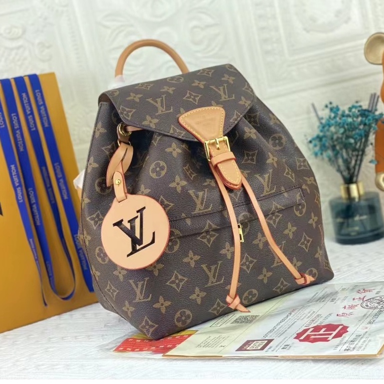 Listo Para Enviar La Nueva Mochila Louis Vuitton M46440 100 % original  Auténtica LV Moda Calabaza Patrón