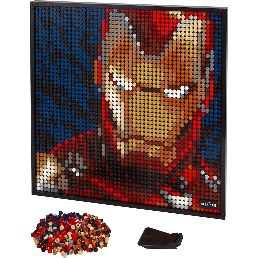 Iron outlet man lego art 3167pc building set