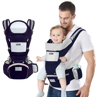 Mochila Cangurera Asiento Portabebe Ergonomica 0- 36 Meses