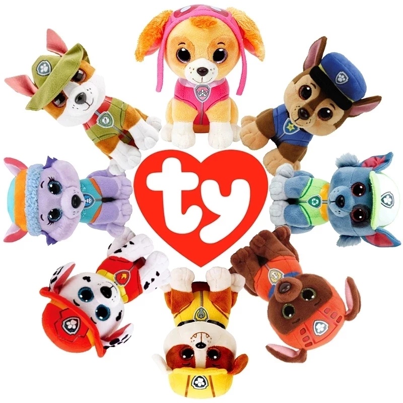 paw patrol Patrulla Canina ty beanie Animales Perro Felpa Shopee