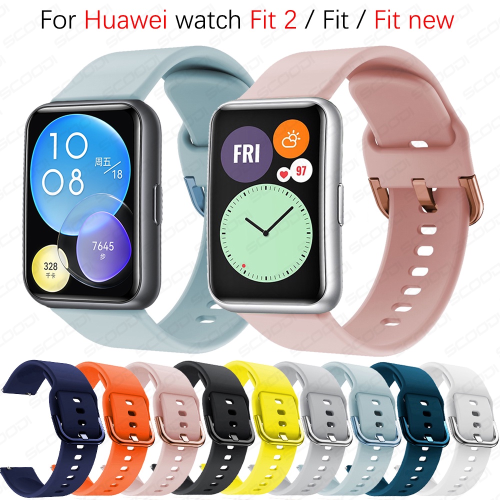 Correa De Silicona Suave Para Huawei watch Fit 2 Nuevo smartwatch Pulsera Deportiva