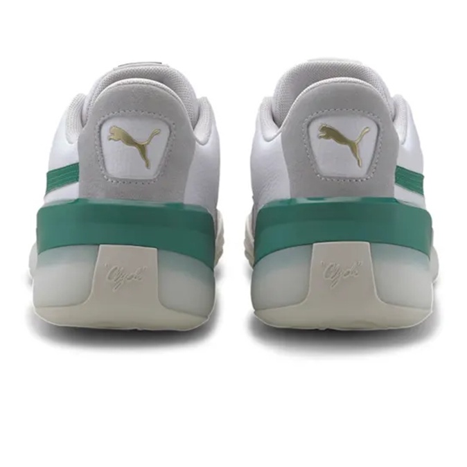 Zapatillas Puma Clyde Hardwood White Green Zapatos De Baloncesto Para Hombre Al Aire Libre Shopee Mexico