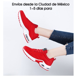 Zapatillas Mujer Cuña Interior Oferta Zapatillas de Deporte Transpirables  para Mujer, Zapatos de Entrenador de Ocio, Zapatillas Deportivas para