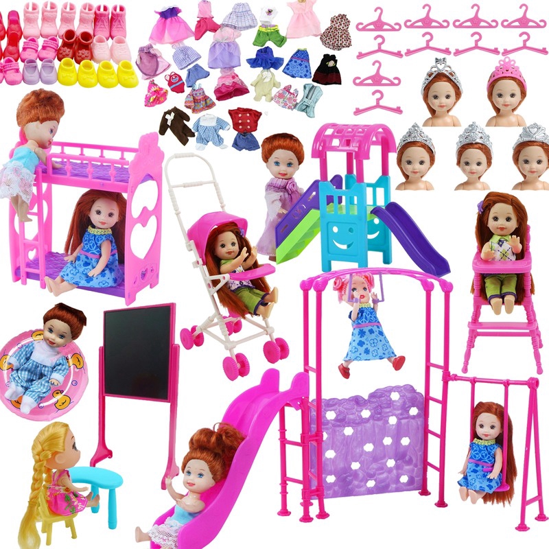 1 Juego De Accesorios Para Muebles De Casa De Muñecas Barbie Kelly