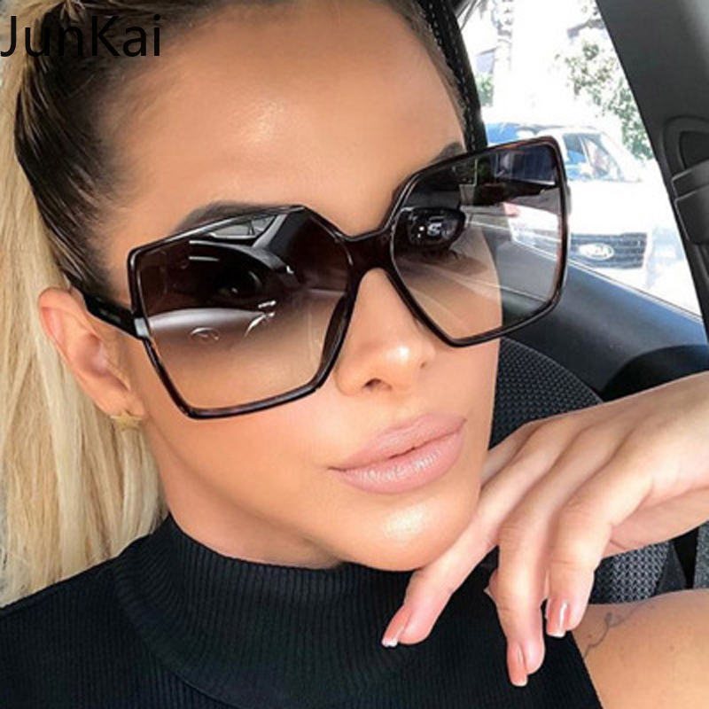 Moda Retro marco grande cuadrado mujeres gafas de sol marca de lujo al aire libre viaje conducción sombra gafas para mujer UV400 | Shopee