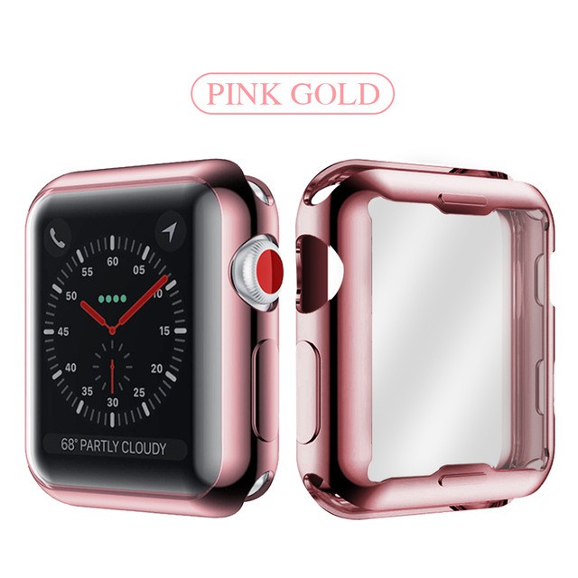 Slim Watch Cover for Apple Watch Case 5 4 3 2 1 42mm 38mm Soft Clear TPU Screen Protector for iWatch 4 3 44mm 40mm accessorie