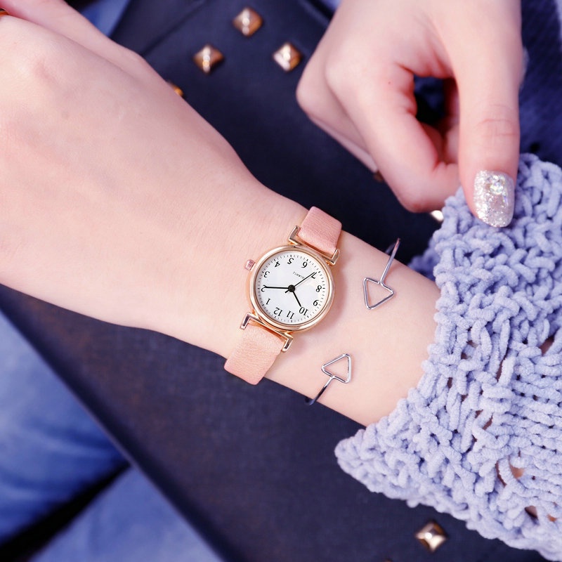 Reloj Simple De Las Mujeres Pequeños Relojes Redondos | Shopee México