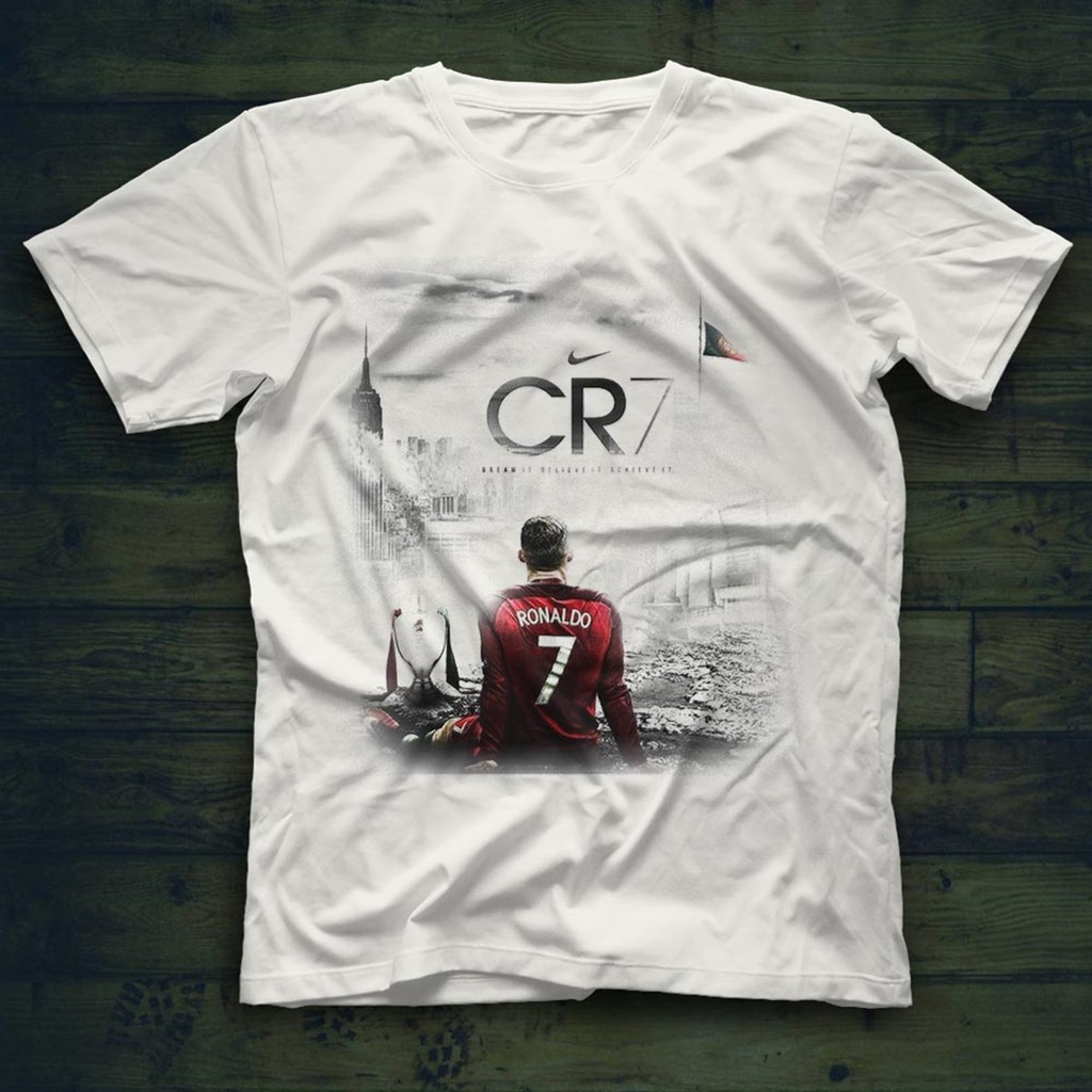 CAMISETA CR7 Niños CRISTIANO RONALDO Top Unisex Niños Niñas Hombre Camiseta  Gráfica