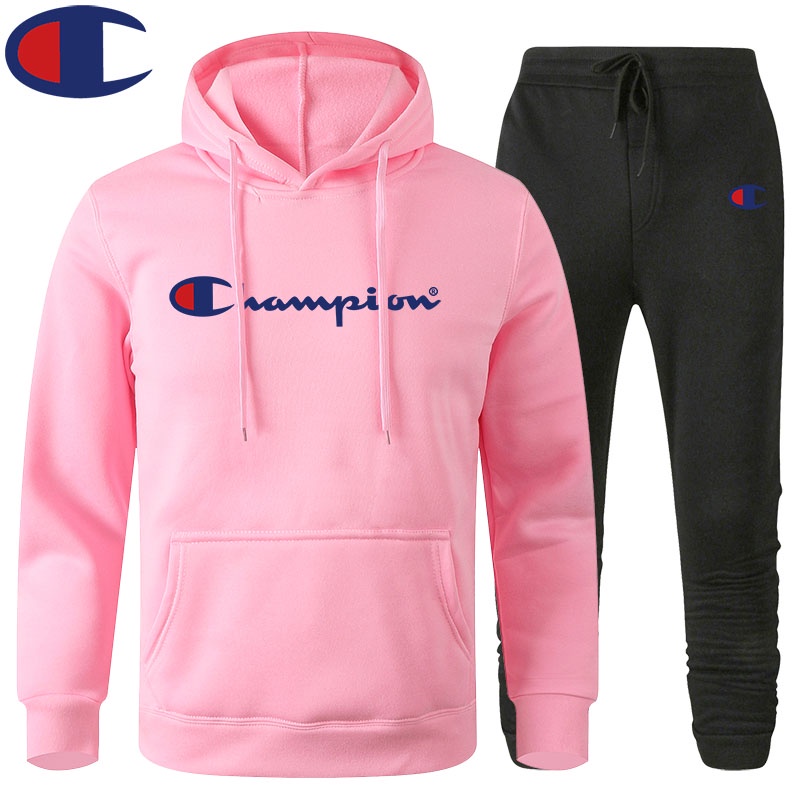 Conjuntos De Hombres Y Mujeres champion Sudaderas Con Capucha De Moda Jersey Casual Sudadera Gran Tamano Ropa Trajes Para Shopee Mexico