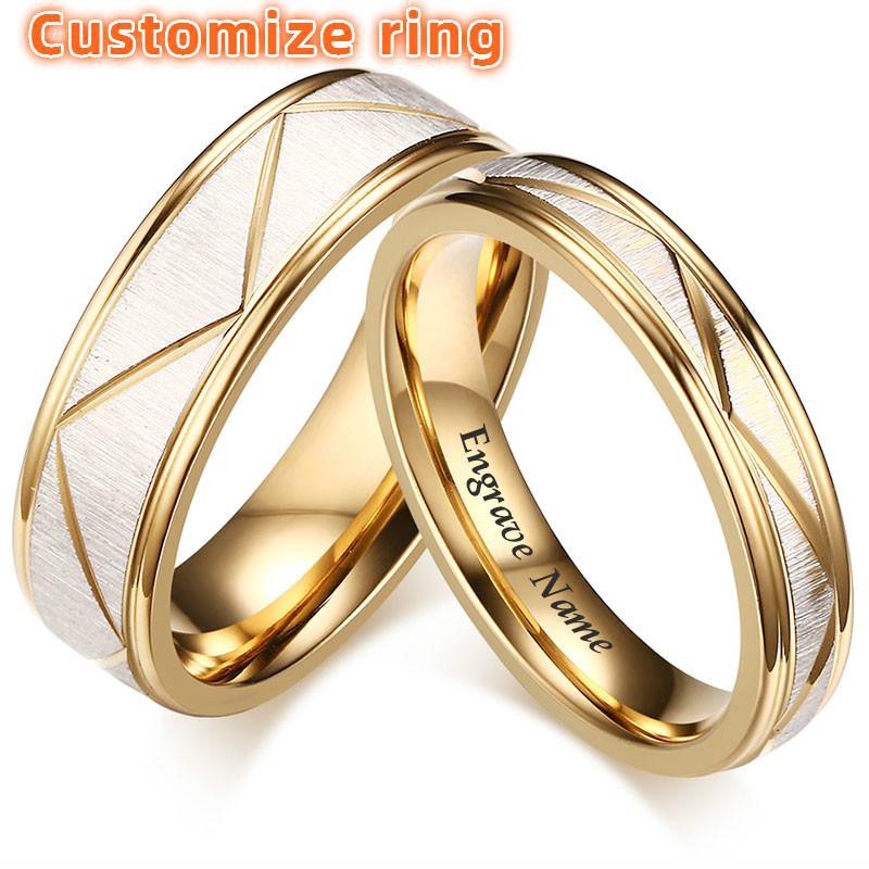 Anillos de best sale matrimonio con nombre