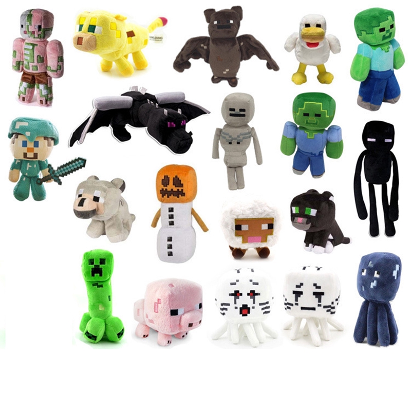 Los peluches de online minecraft