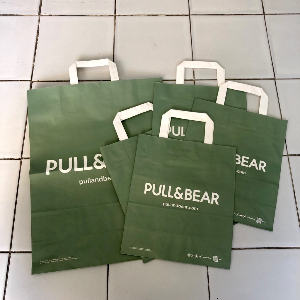 Papel Hm Bolsas Ropa Bolso Shopper De Lona Negro HOMBRE H&M ES