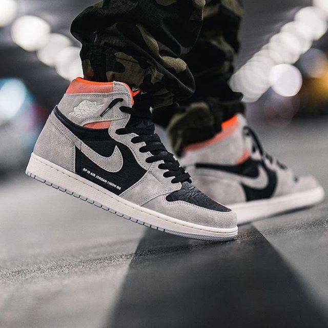 Jordan 1 high gris hot sale