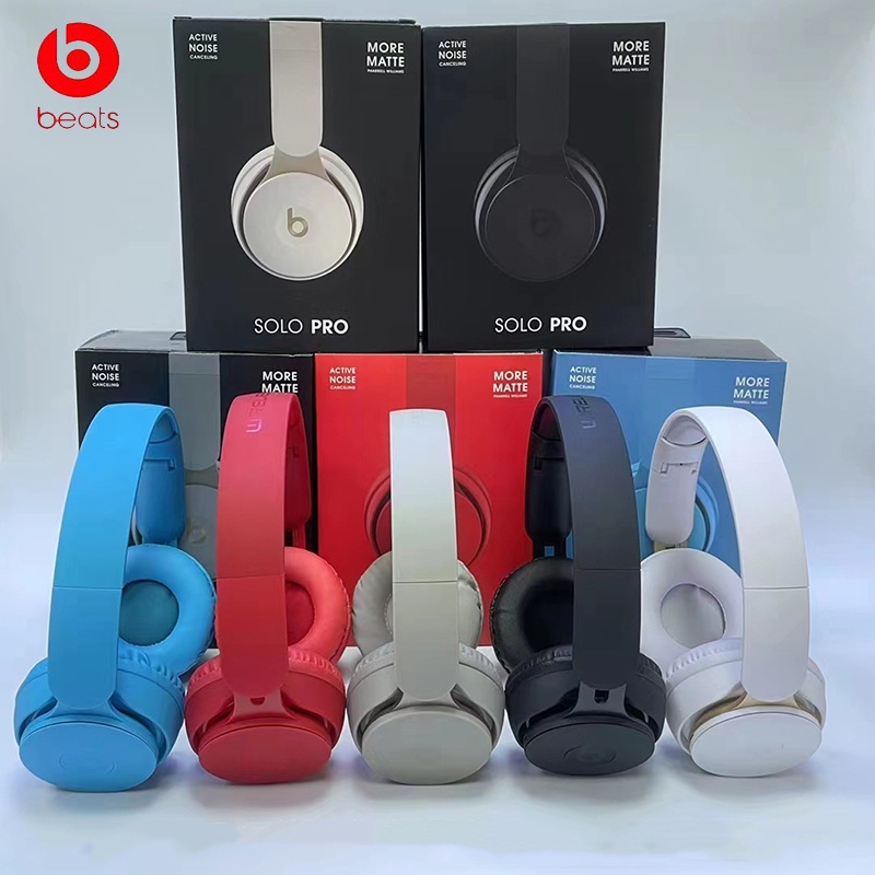 Beats Solo Pro Inal mbrico Bluetooth ANC Port til Gaming Deportes