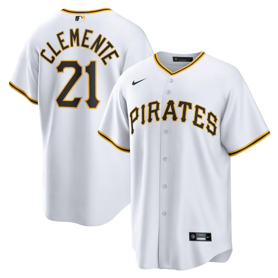 Camiseta de béisbol Cooperstown para hombre MLB Pittsburgh Pirates (Roberto  Clemente)