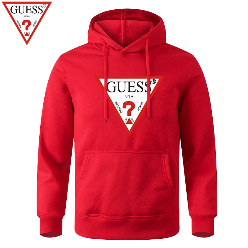 Guess sudadera chica logo pecho y manga varios colores