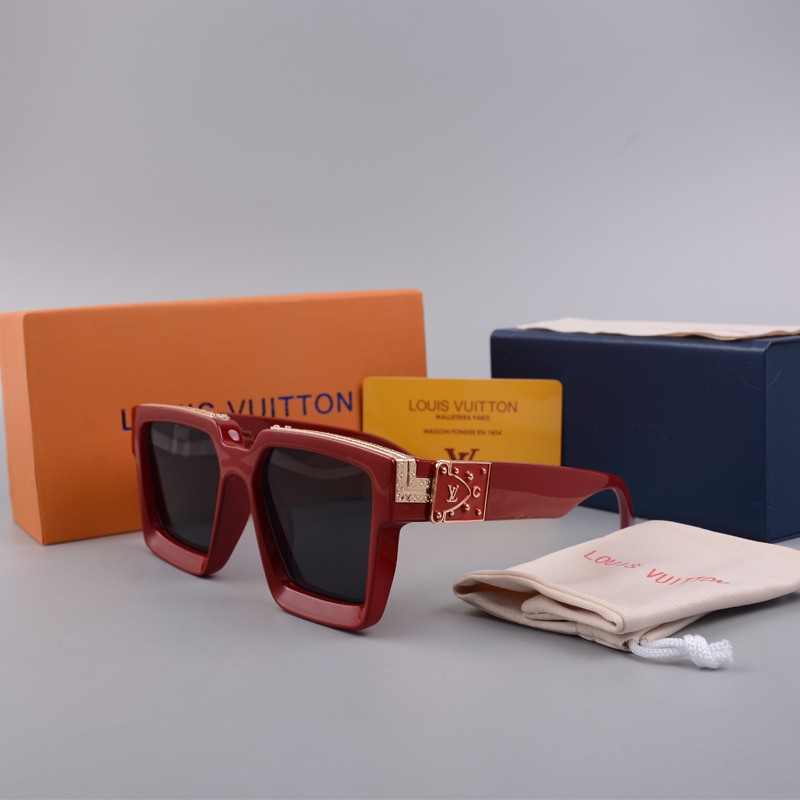 Louis VUITTON LV 1486 Marca De Lujo Diseño De Moda Clásico Milhionaire  Estilo Retro Lente Degradado Gafas De Sol Hombres