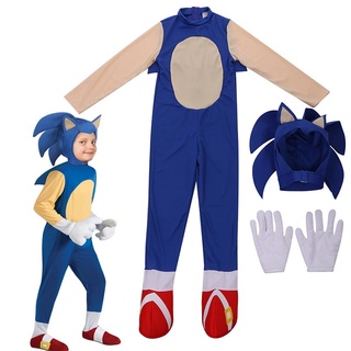 Día Del Niño Sonic Hedgehog Girls Cosplay Disfraz De Escenario Infantil