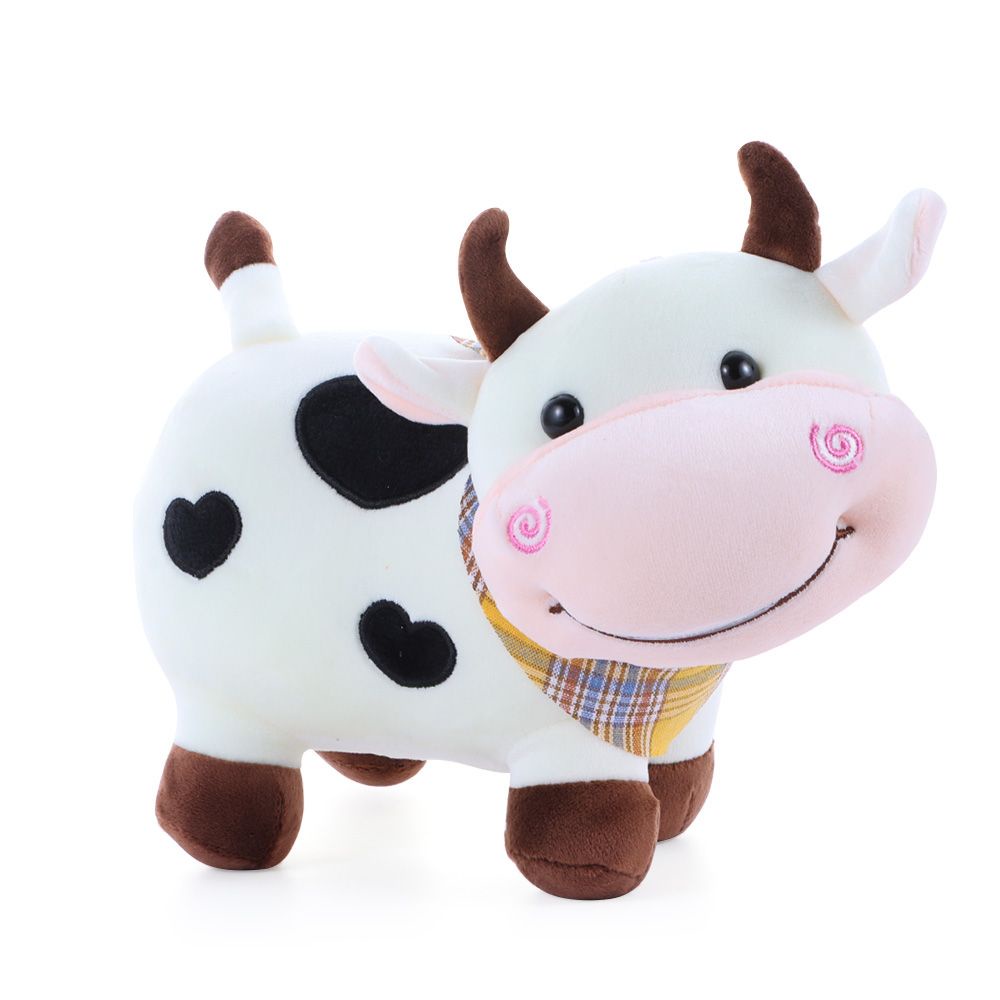 ENRICH 28cm Muñeca de vaca de color pequeño Kawaii Peluche de juguete ...