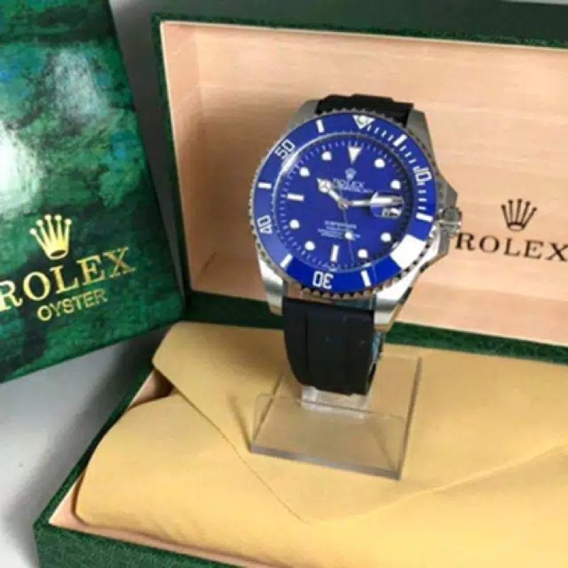 Submariner azul negro goma autom tica clon jap n marca relojes